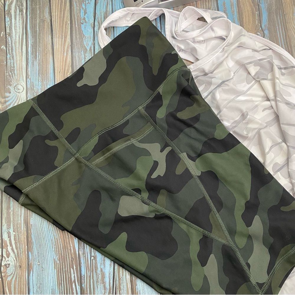 Zyia Active Top, Old Navy Active Shorts